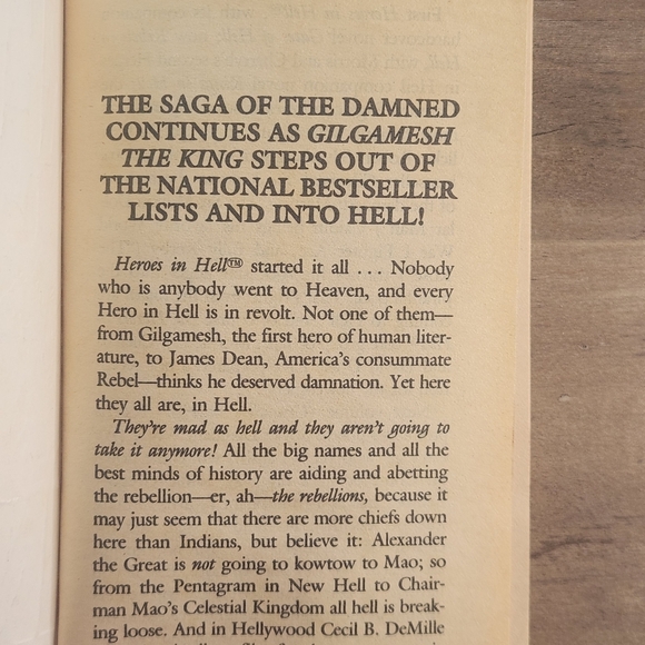 2 1980s Fantasy Books By Janet Morris Heroes in Hell Rebels in Hell - Picture 10 of 10